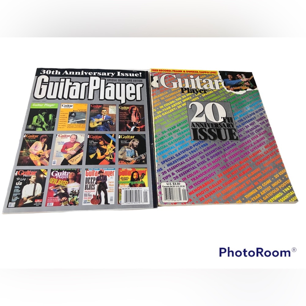 Guitar Player Magazine 20th & 30th Anniversay Issues 1987 & 97 Collectors Issues
